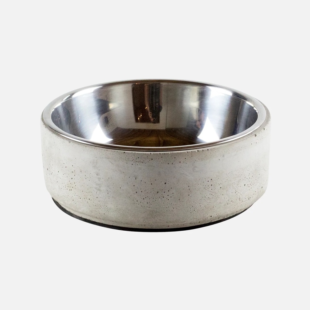 BeOneBreed Concrete & Stainless Steel Dog/Cat Bowls **2 available**